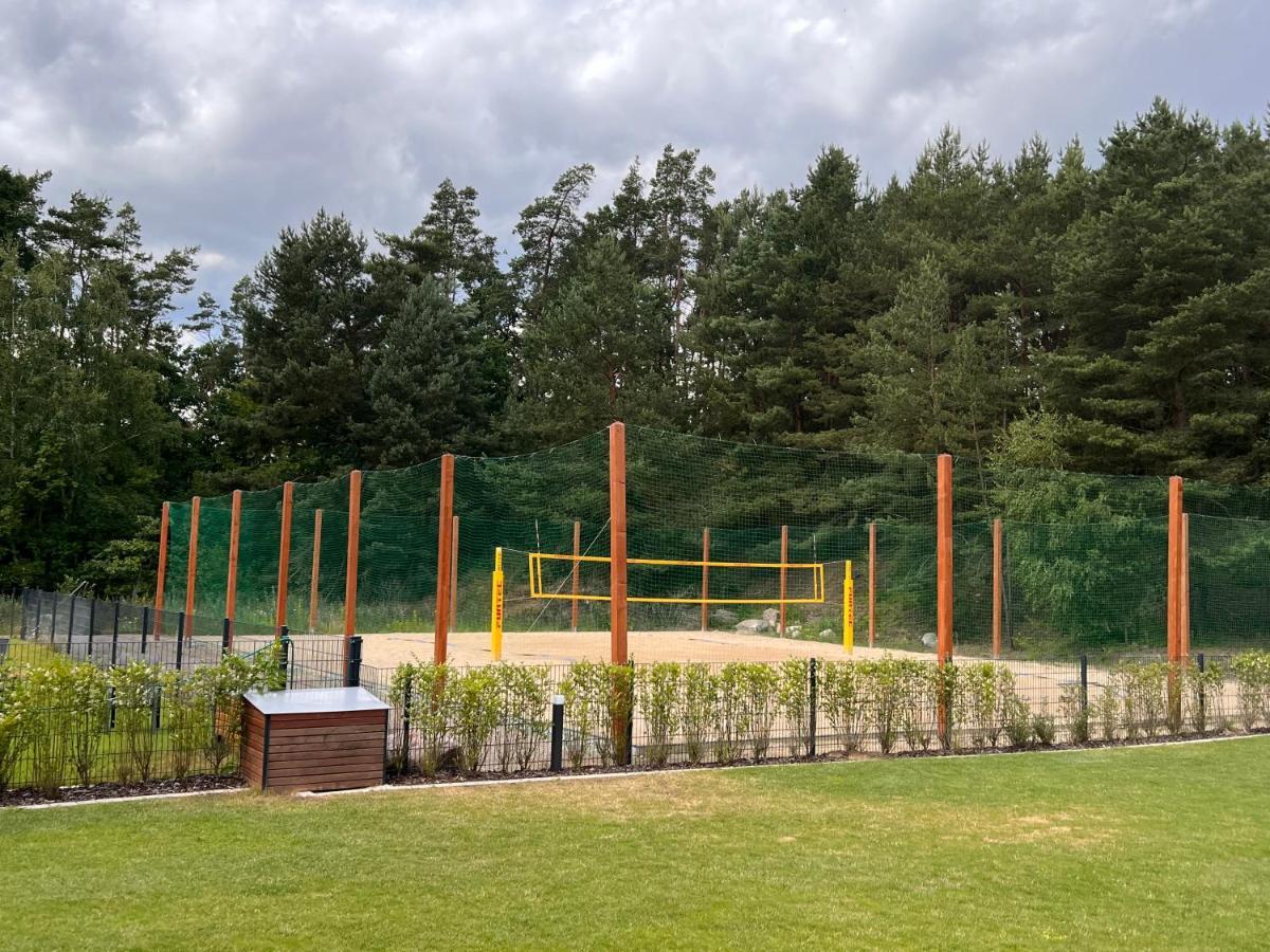 5 Sterne-Ferienhaus Eisvogel Am See Mit Sauna Und Kamin 크라코프암지 외부 사진
